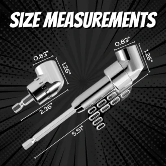 Drill angle bits 2-pack